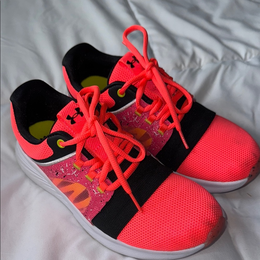 Under Armour Neon Pink Athletic Shoes